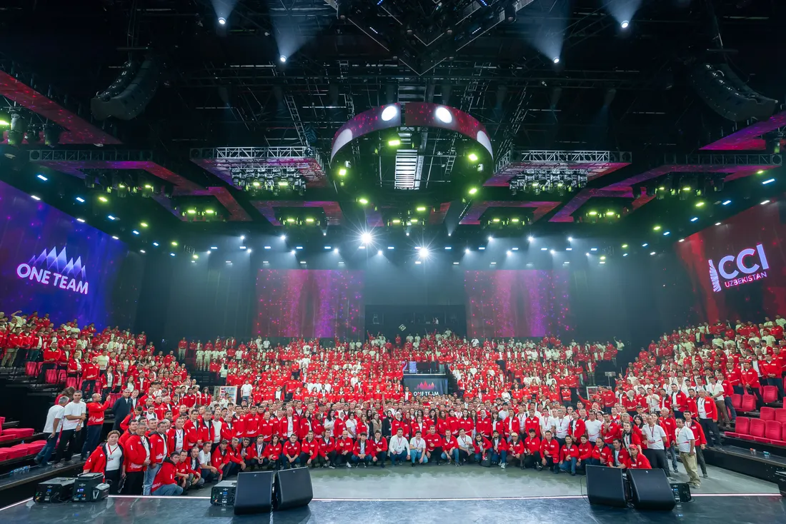 Мероприятие One Team 2025 — CCI, event production в Ташкенте от Golden Bonds